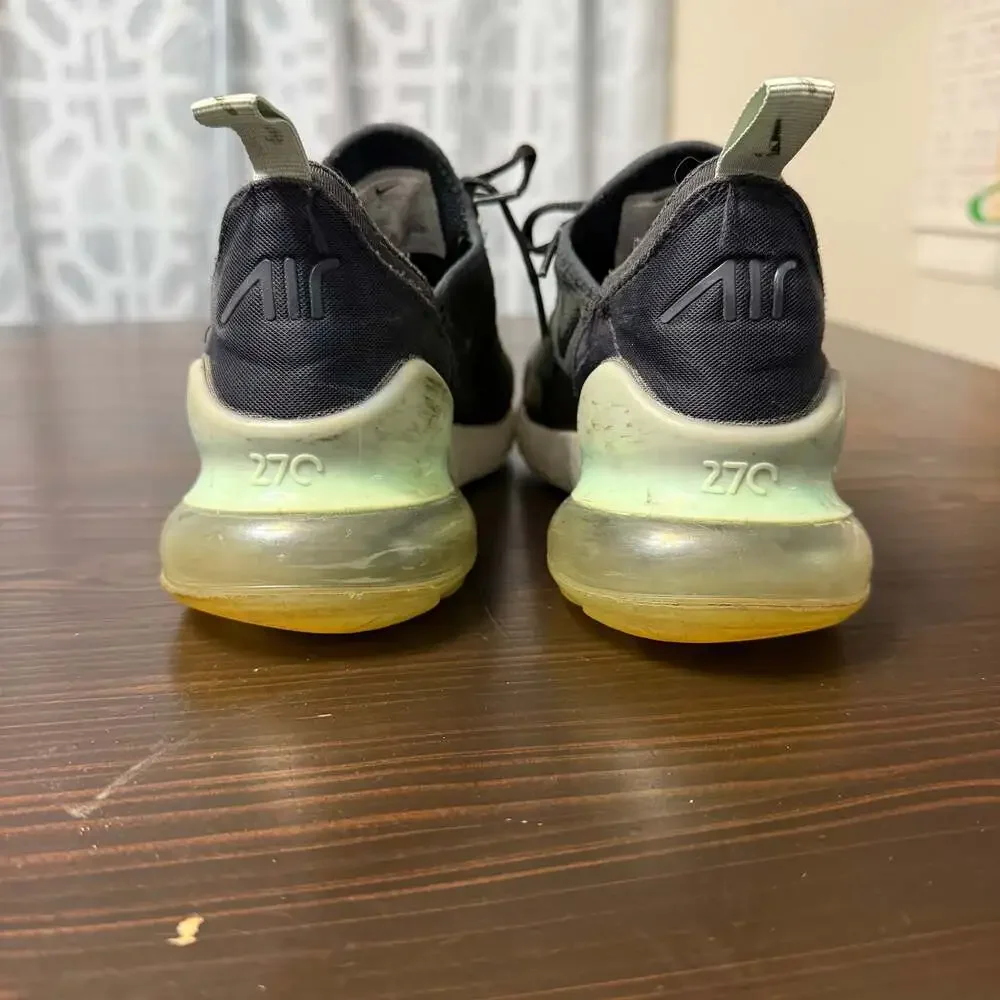 Nike Air Max 270 Hyper Jade Youth 5.5 Black‎ Sneakers